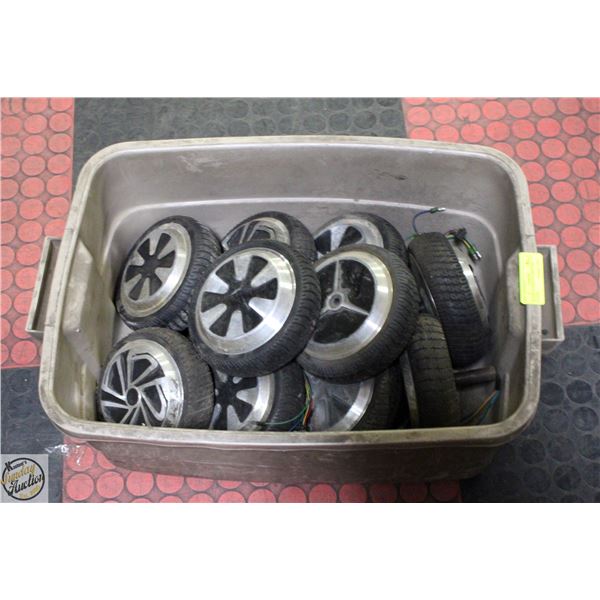BOX OF 10 USED HOVERBOARD MOTORS
