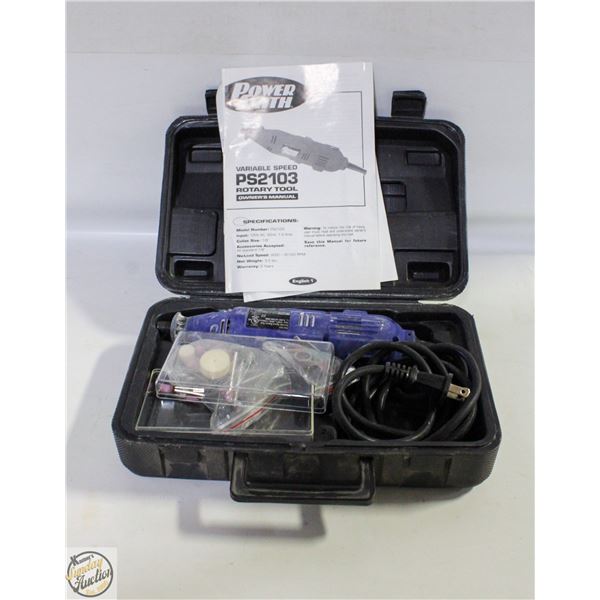POWER SMITH VARIABLE SPEED PS2103 ROTARY TOOL
