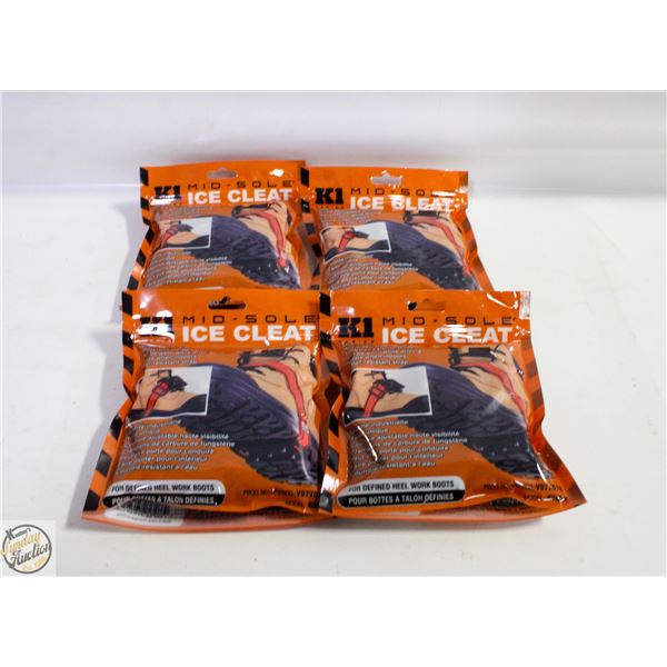 K1 MID-SOLE ICE CLEATS 2 PACKS X4