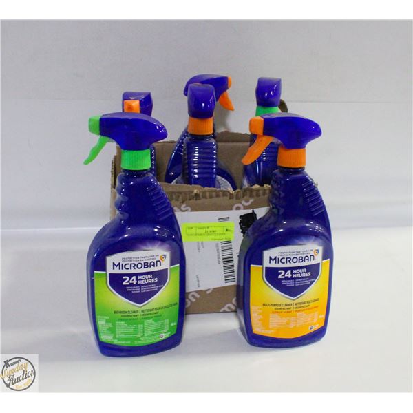 LOT  OF MICROBAN CLEANER