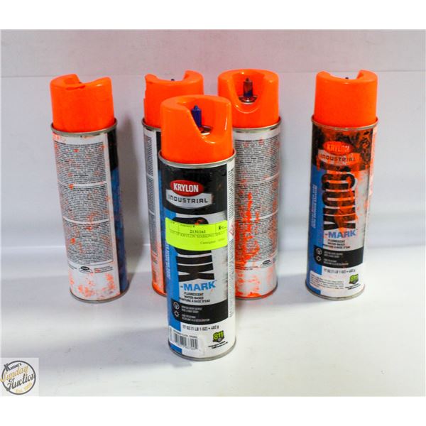 LOT OF KRYLON MARKING SPRAY