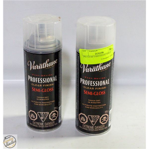 2PK CLEAR VARATHANE SPRAY