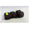 Image 1 : 3 MILWAUKEE 18V BATTERIES