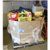 Image 1 : PALLET OF ELECTRICAL WIRE, CONDUTS, PLUGS, ETC