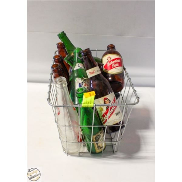 LOT OF VARIOUS ALBERTA VINTAGE BEER BOTTLES
