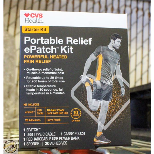 CVS HEALTH STARTER KIT PORTABLE RELIEF EPATCH KIT