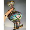 Image 6 : Cloisonné Vase with Floral Design