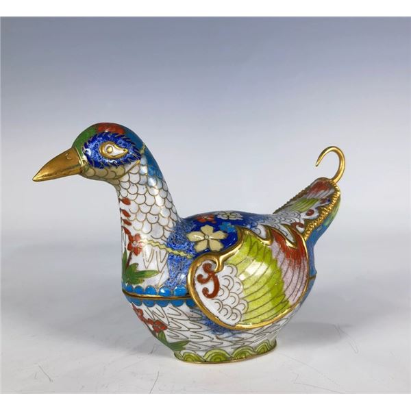 Cloisonné Enamel Covered Box