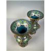 Image 2 : Cloisonné Floral Double Vases