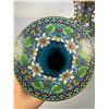 Image 3 : Cloisonné Floral Double Vases