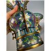 Image 5 : Cloisonné Floral Double Vases