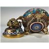 Image 6 : Cloisonné Incense Burner with Floral Design
