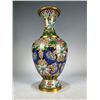 Image 3 : Cloisonné Floral and Dragon Vase