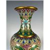 Image 5 : Cloisonné Floral and Dragon Vase