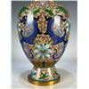 Image 7 : Cloisonné Floral and Dragon Vase