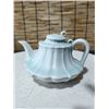 Image 1 : Ru-Style Celadon Teapot with Melon-Rib Design