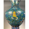 Image 3 : Cloisonné Vase with Floral Motifs