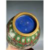 Image 3 : Cloisonné Vase with Lotus Scroll Design