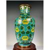 Image 1 : Cloisonné Floral Vase
