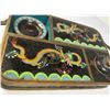 Image 3 : Cloisonné Dragon Motif Smoking Set