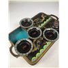 Image 4 : Cloisonné Dragon Motif Smoking Set