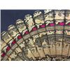 Image 3 : Qing Dynasty Lacquered Export Fan with Canton Thirteen Factories Scene