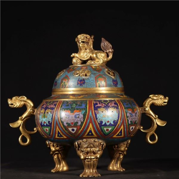 Cloisonné Incense Burner