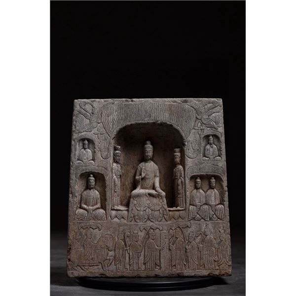 Ancient Buddha Relief Sculpture