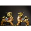 Image 5 : Cloisonné Dragon and Phoenix Sculptures