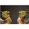 Image 6 : Cloisonné Dragon and Phoenix Sculptures