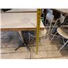 Image 16 : Qty 6 White Tables 30" x 24" x 29"H & 6 Chairs