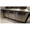 Image 1 : True TWT-72-HC Worktop 3-Section Refrigerator