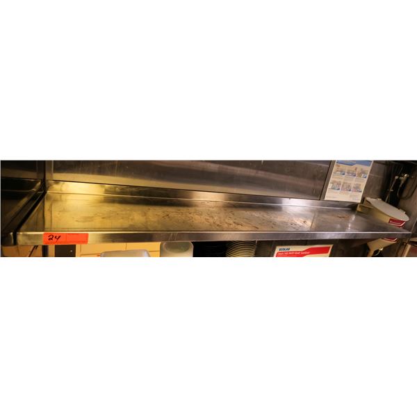 Metal Wall-Mount Shelf 60" x 12"