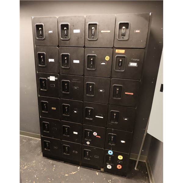 Locker Unit 24 Locking Cubicles 48" x 18" x 76"H
