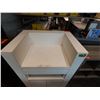 Image 3 : White Hostess Stand w/ Drawer & Undercabinet 28" x 20" x 44"H