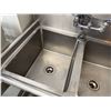 Image 5 : Elkay Foodservice 12232 Stainless Steel 2-Basin Sink w/ Undershelf