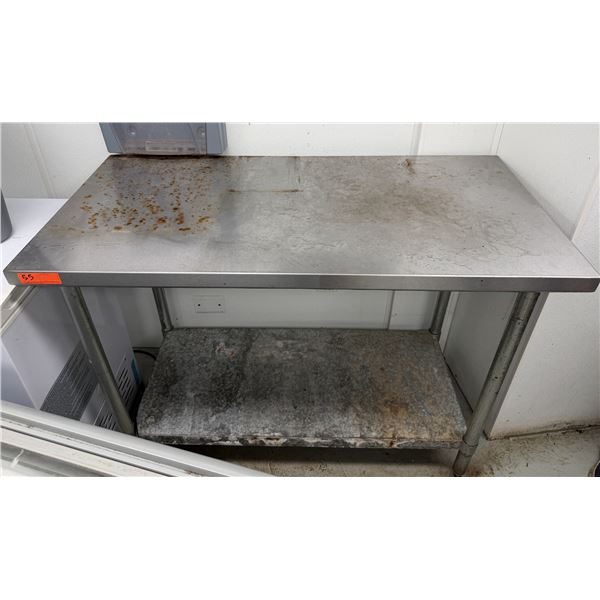 Metal Kitchen Work Table w/ Undershelf