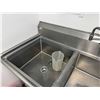 Image 4 : Elkay Foodservice Stainless Steel 3-Basin Sink w/ Undershelf