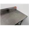 Image 2 : Metal Kitchen Work Table w/ Backsplash