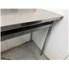 Image 6 : Metal Kitchen Work Table w/ Backsplash