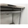 Image 7 : Metal Kitchen Work Table w/ Backsplash