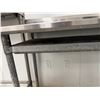 Image 8 : Metal Kitchen Work Table w/ Backsplash