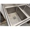 Image 3 : Elkay Foodservice 12232 Stainless Steel 2-Basin Sink w/ Undershelf