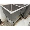 Image 5 : Elkay Foodservice 12232 Stainless Steel 2-Basin Sink w/ Undershelf