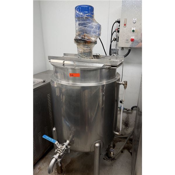 Stainless Steel Mixing Tank w/ Ball Valve Spigot