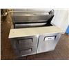 Image 3 : True TSSU-48-12D-2-HC 48" Sandwich/Salad Prep Table w/ Refrigerated Base