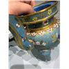 Image 8 : Cloisonné Incense Burner with Floral Motifs