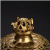 Image 2 : Gilt-Bronze Painted Enamel Censer with Twin Dragon Handles