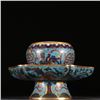 Image 5 : Cloisonné Enamel Tea Cup on Copper Base