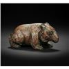 Image 1 : Bronze Gilt and Silver Inlaid Bear Sculpture from the Warring States to Han Dynasty